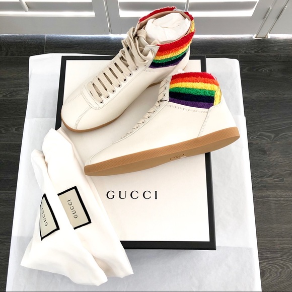 GUCCI Hightop Pride Edition Sneakers - Picture 2 of 6